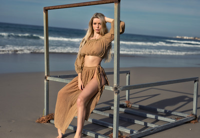 Katya in The Winter Sea by Photodromm