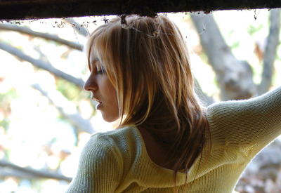 Ayelen Spun in Nude Outdoors at Morazzia