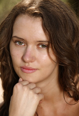 Lucy G in White In The Forest by Stunning 18