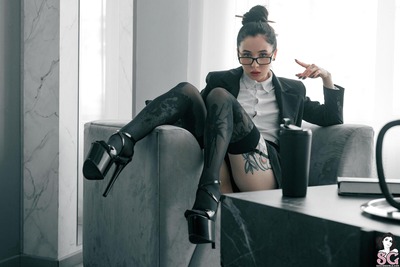 Janecherry in Business Hint by Suicide Girls - 2 of 12