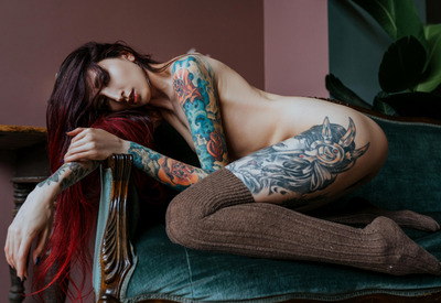 Elune in Orchid by Suicide Girls