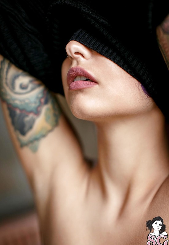 Valeriya in Blue Velvet by Suicide Girls