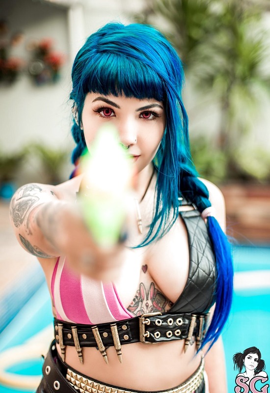 Fla in Pool Party Jinx by Suicide Girls