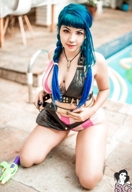 Fla in Pool Party Jinx by Suicide Girls