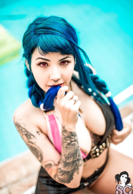 Fla in Pool Party Jinx by Suicide Girls