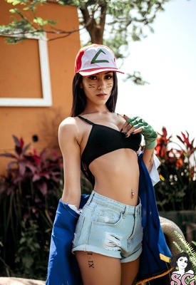 Bunnysaray in Gotta Catch Em All by Suicide Girls