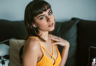 Skullo in Black and Yellow by Suicide Girls