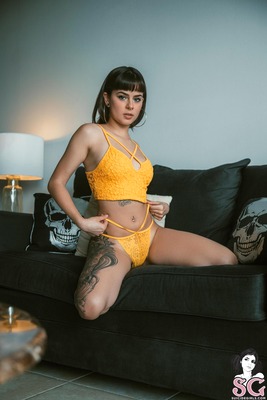Skullo in Black and Yellow by Suicide Girls - 1 of 16