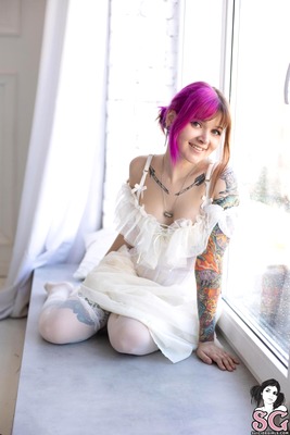 Awondrr in White Wedding by Suicide Girls - 2 of 12