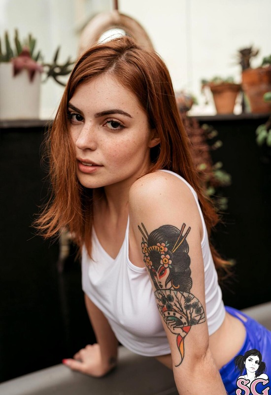 Gingermaya in Aquamarine by Suicide Girls