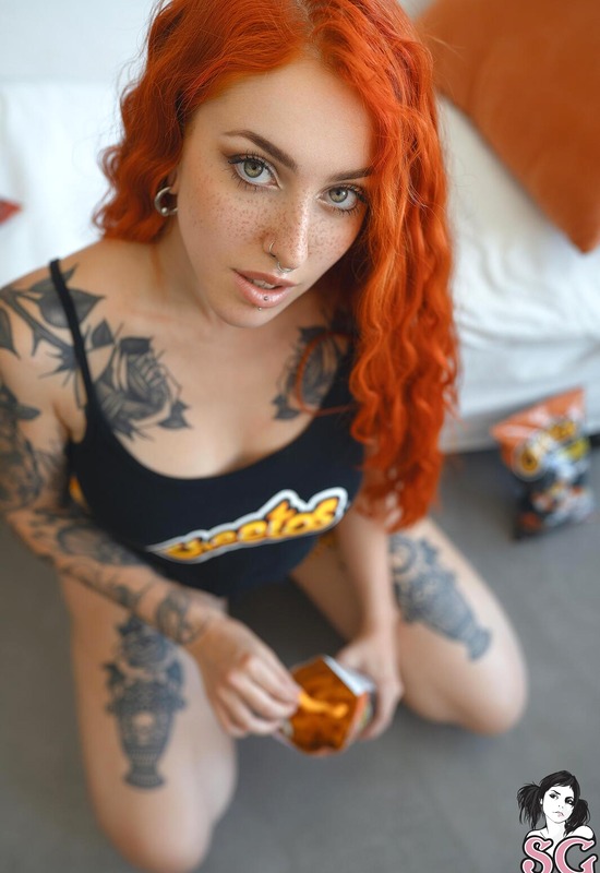 Violetlatte in Flaming Hot by Suicide Girls
