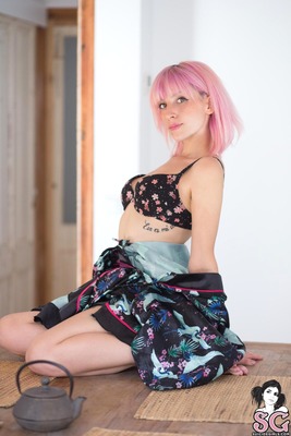 Cherryblossomz in Yukata Doll by Suicide Girls - 7 of 12