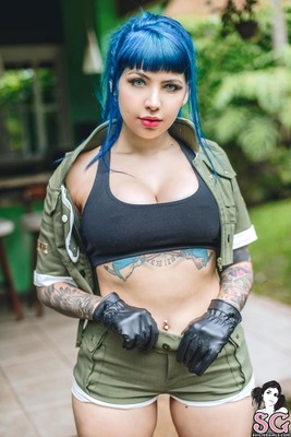 Fla in The Queen of Fighters by Suicide Girls - 4 of 12