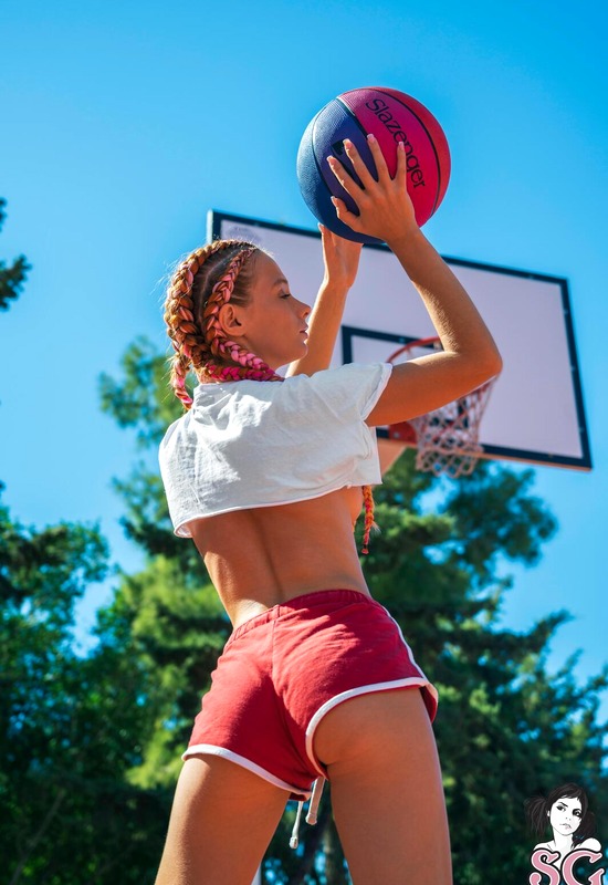 Martha in Hot Basketball Game by Suicide Girls