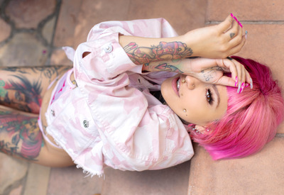 Pink in The Butterfly Garden by Suicide Girls