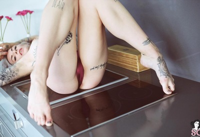 Mandeelou in Hey Good Lookin What You Got Cookin by Suicide Girls