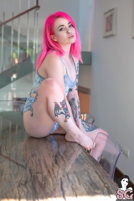 Aurralee in Raindrop Blue by Suicide Girls - 5 of 12