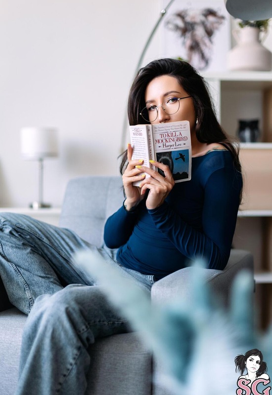 Elune in Mockingbird In Blue by Suicide Girls