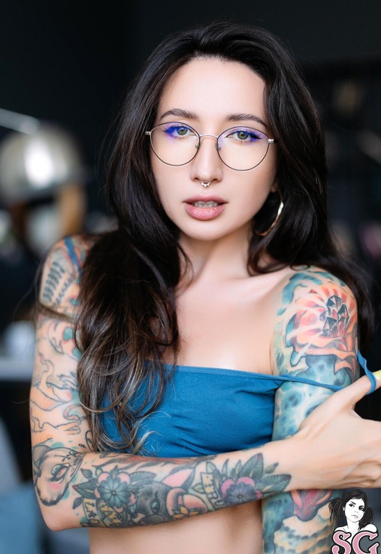 Elune in Mockingbird In Blue by Suicide Girls