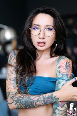 Elune in Mockingbird In Blue by Suicide Girls - 3 of 12