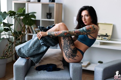 Elune in Mockingbird In Blue by Suicide Girls - 4 of 12