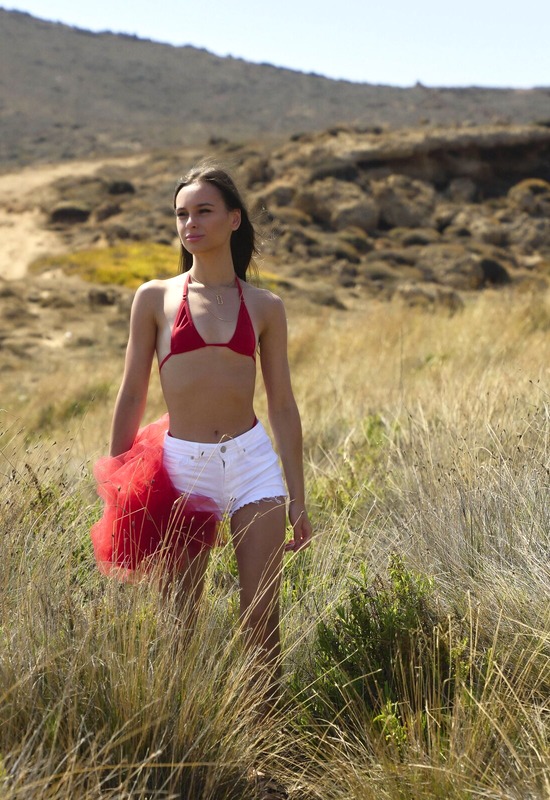 Camilla Luskin in Private Beach by Superbe Models