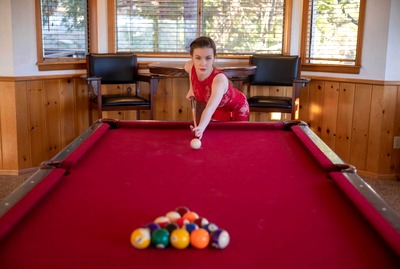 Emily in Pool Table by The Emily Bloom - 1 of 12