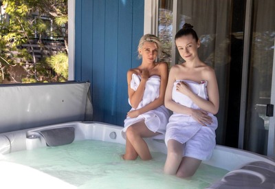 Emily Bloom and Hope in Mountain Spa by The Emily Bloom