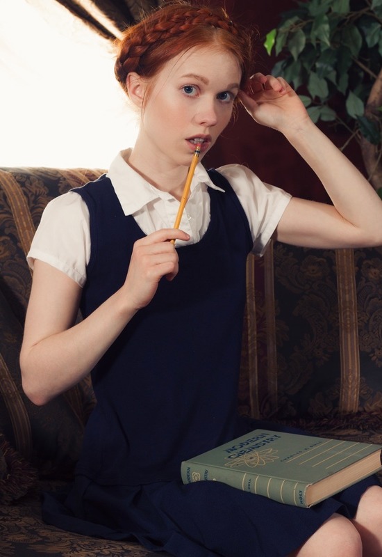 Dolly Little in Studying Herself Hard by This Years Model