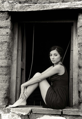 Liz in Adobe by Walter Bosque Art