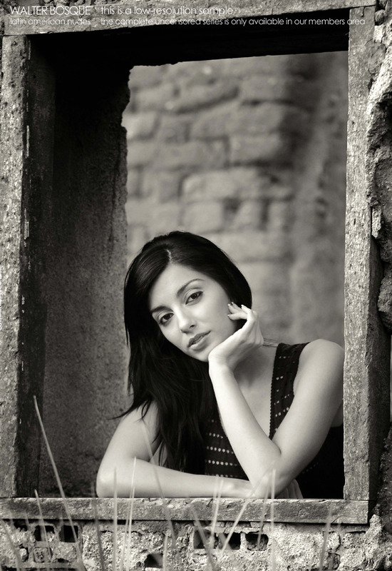 Liz in Adobe by Walter Bosque Art