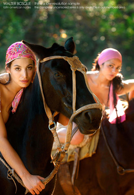 Lola & Mia in Amazonas by Walter Bosque Art