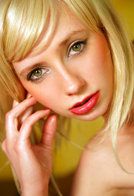 Leia Playing in Milk by Watch4Beauty