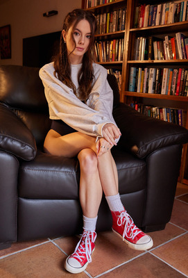 Liz Ocean in Reading Room Reverie by Wow Girls - 1 of 12