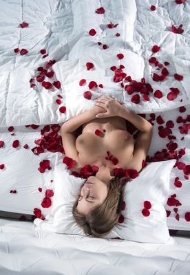 Presley in Rose Petals by X-Art - 1 of 16