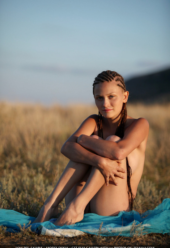 Dosia in Mountain Sunset by Zemani