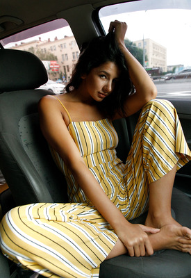 Nadia Serbinenko in Drives A Skoda by Zishy