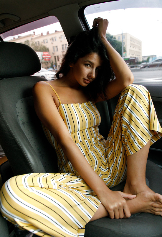 Nadia Serbinenko in Drives A Skoda by Zishy