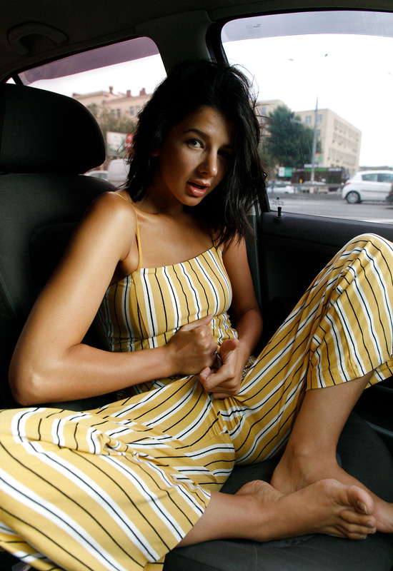 Nadia Serbinenko in Drives A Skoda by Zishy