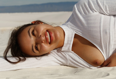 Alejandra Cobos in White Sands by Zishy