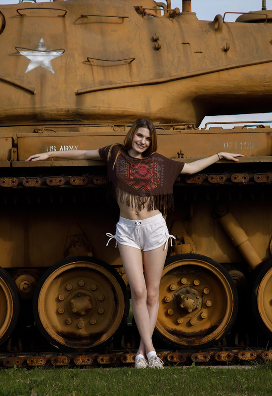 Lauralynn Parrish in Give Peace A Tank by Zishy