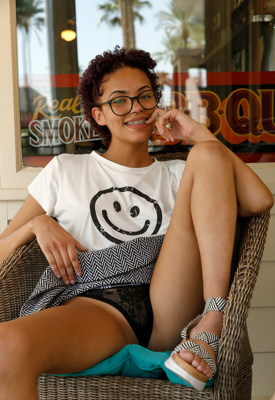 Rebel Tee in Lunch At Lucille's by Zishy