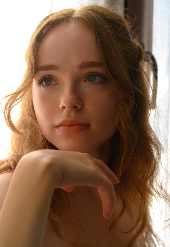 Rinna Ly in In Lace Drops by Zishy