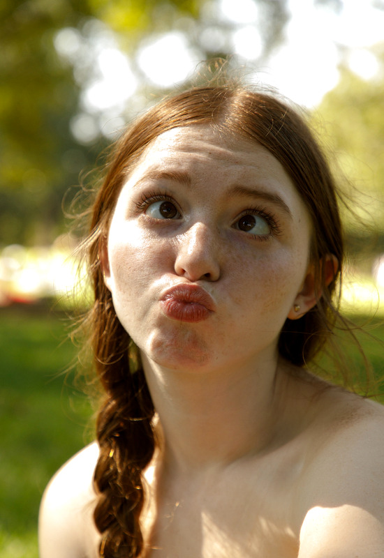 Myra Glasford in Half A Swimsuit by Zishy