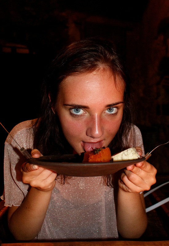 Oxana Chic in Has Bacon Salad by Zishy