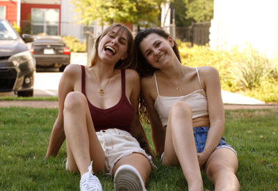 Liz Jordan and Angel Youngs in X Friends by Zishy