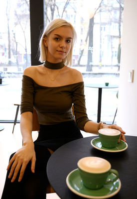 Lana Lane in Better Times Cafe by Zishy