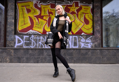 Lana Lane in Better Times Cafe by Zishy