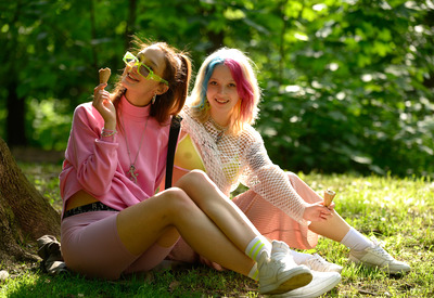 Taya Helenova and Letty Steine in Summer Sinners by Zishy